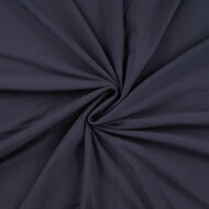 Katoenen tricot donkerblauw