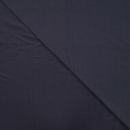 Katoenen tricot donkerblauw