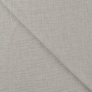 Katoenen Mousseline melange lichtgrijs