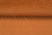 Rib jersey smal roestbruin