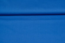 Katoen Poplin uni blauw
