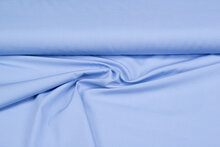 Katoen Poplin uni blauw-metaalblauw