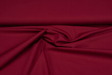 Katoen Poplin uni donkerrood