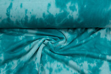 Alpenfleece Tie Dye mint-petrol