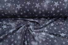 Alpenfleece Tie Dye STARS donkergrijs