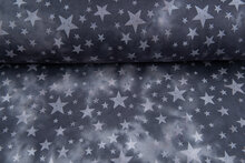 Alpenfleece Tie Dye STARS donkergrijs