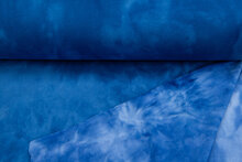 Alpenfleece Tie Dye kobalt