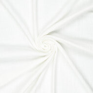 Slub Stone Washed Baumwolle off-white