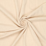 Slub Stone Washed Baumwolle sand-beige