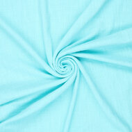 Slub Stone Washed Baumwolle aqua