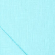 Slub Stone Washed Baumwolle aqua