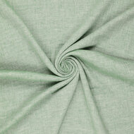 Katoenen Mousseline melange chambray mint