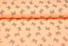 French terry bedruckt game controller neon oranje