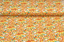 Katoenen Tricot bedrukt colorful deco