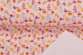 Alpenfleece bedrukt butterfly flowers NA594
