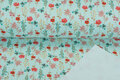 Alpenfleece bedrukt butterfly flowers NA593