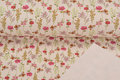 Alpenfleece bedrukt butterfly flowers NA592
