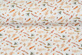 Katoenen Mousseline bedrukt autumn twigs