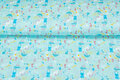Katoen Poplin bedrukt JS121 funny easter
