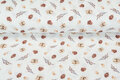 Katoenen Mousseline bedrukt cotton twigs