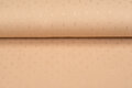 Baumwoll Musselin bedruckt bedrukt Foil Rectangle dunkelbeige-gold