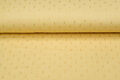 Baumwoll Musselin bedruckt bedrukt Foil Rectangle gelb-gold
