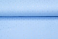 Baumwoll Musselin bedruckt bedrukt Foil Rectangle blau-gold