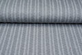 Gebreide kabel jacquard stof grijs melee