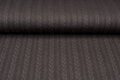 Gebreide kabel jacquard stof bruin