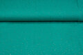 Katoenen mousseline bedrukt glitzer gold emerald