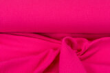 Katoenen Mousseline uni donker roze_