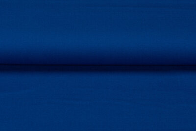 Canvas uni kobaltblauw